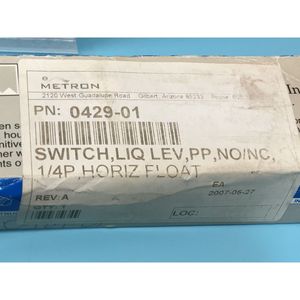สวิตช์ Metron 0429-01, Liq Lev, PP, NO/NC, 1/4P - อุปกรณ์และอะไหล่เซมิคอนดักเตอร์ระดับโลกที่เชื่อถือได้ - Product Image 4