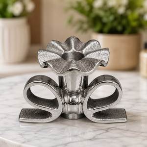 Porte-bougie décoratif en aluminium moulé en forme de singe assis, centre de table - Product Image 5