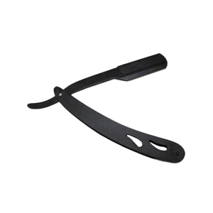 Premium Powder Coated Leaf Handle Barber <b>Straight</b> <b>Razor</b> Stainless Steel Custom Logo OEM Private Label for Men - Product Image 1