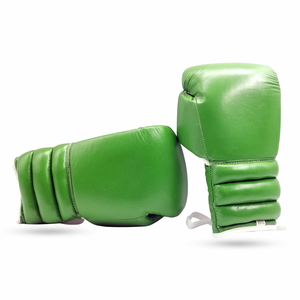 Gants de boxe en cuir PU de haute qualité, entraînement professionnel, OEM, ODM, logo personnalisé, design en cuir véritable, créez vos propres gants de boxe - Product Image 2