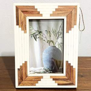 Marco para decoración del hogar, marco para fotos, marco para exhibición de retratos, marco de madera para recuerdos, marco elegante para escritorio, marco moderno para mesa - Product Image 5