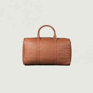 Bolsa de Viaje Deportiva Plegable de Cuero PU Marrón de Alta Calidad, Impermeable, de Gran Capacidad, para Fin de Semana, Gimnasio, Viajes Cortos - Product Image 2