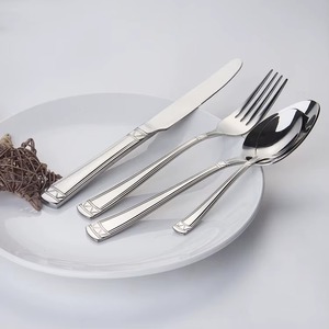 <b>Tabletop</b> Silver Polished Flatware Custom Design Steel Metal Decorative Handle <b>mirrored</b> Hotel & Restaurant - Product Image 3
