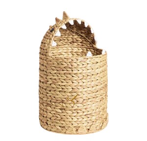 Cesta de Almacenamiento de Jacinto de Agua con Forma de Dinosaurio y Tapa, Organizador de Juguetes Tejido con Forma de Animal para Decoración de Habitación Infantil - Product Image 1