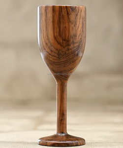 Copa de vino única, copa de vino de madera Natural pura, copa para beber, copa para fiestas, artesanía con amor y cuidado - Product Image 3