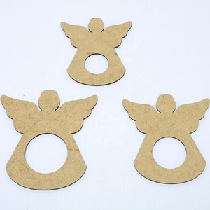 Modern Luxury Designer Wooden Napkin Rings Weddings Dinner Festive Occasion Customized Handcrafted Durable Eco-Friendly Tabletop - Product Image 3