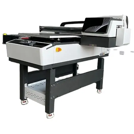 Factory Supply 6090 Used UV Flatbed Printer For PVC ID Cards With 2 i1600 Heads