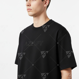 Fabriqué au Pakistan T-shirt pour homme de haute qualité 100% coton Service OEM Coupe ample Couleur et logo personnalisés Séchage rapide Respirant - Product Image 5