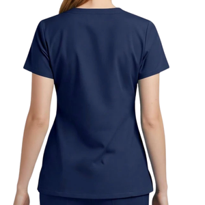 Ensemble de blouses médicales unisexes à manches courtes, col en V, pantalon cargo, uniforme d'infirmière, vêtements de travail pour hôpital, soins de santé, médecin, taille XXS, en spandex - Product Image 5