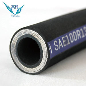 Hydraulische Hogedrukslang Staaldraad Gevlochten Minerale Stookolie Diesel Benzine Rubberen Slang - Product Image 1