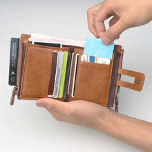 Premium Classic Men Microfiber Synthetic Leather Waterproof Durable <b>Slim</b> Bifold <b>Card</b> <b>Holder</b> Stylish Everyday Fashion Wallet - Product Image 3