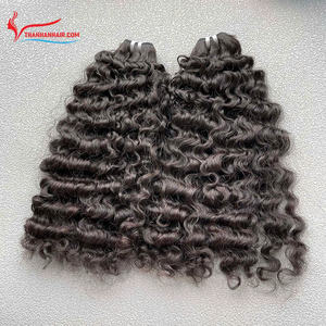Falsh Sale Cabello rizado birmano de la trama de 100% Cabello crudo sin procesar Super Double Drawn Envío ahora - Product Image 4