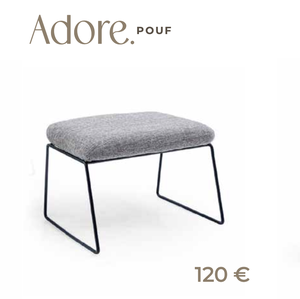 Modern Nail Technician <b>Stool</b> Upholstered Pedicure <b>Ottoman</b> Metal Frame Folding Armrest Living Room Furniture - Product Image 1