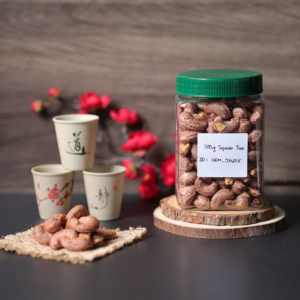 Emballage personnalisé pour les noix de cajou en pot carré de 500g - Fournisseur direct d'usine de noix de cajou au Vietnam avec un prix le plus compétitif - Product Image 1