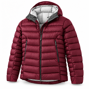 Veste d'hiver matelassée en polyester coupe-vent pour homme avec logo personnalisé ODM, capuche, poches zippées, style décontracté pour les voyages en plein air - Product Image 2