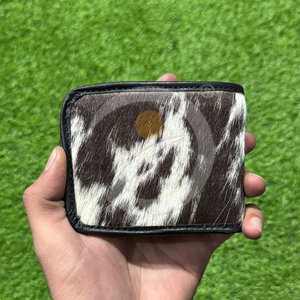 High Quality Genuine Cowhide Leather <b>Wallet</b> Handmade Mens Slim Cash <b>Holder</b> With Multi Card Compartments - Product Image 1