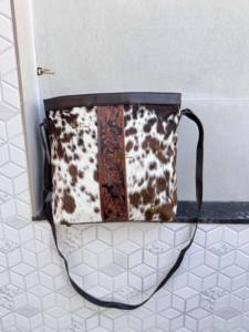 Bolso de cuero mecanizado a mano Bolso de cuero de vaca real Tallado Bolsos bohemios Color turquesa Sling Bolsos de Venta caliente para mujeres - Product Image 4