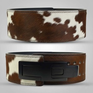 Ceinture de musculation en cuir réglable avec levier, épaisseur 10-13 mm, protection avancée et soutien lombaire - Product Image 3