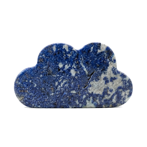 Superbe cristal de dumortierite sculpté en forme de nuage, pierre précieuse, cristal nuageux, décoration d'intérieur, grossiste en cristaux nuageux sculptés - Product Image 4