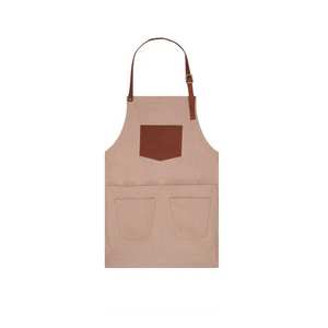 Delantal de mezclilla ligero y transpirable para supermercado, hecho de tela de algodón impermeable, delantal de mezclilla de alta venta - Product Image 1