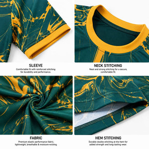 Fabricant de maillots de football personnalisés OEM ODM, maillot de football sublimé, maillot d'équipe de football respirant à séchage rapide, uniforme - Product Image 6