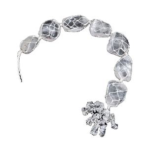 Pierre roulée en agate naturelle et quartz clair pour porte-clés de voiture, vente en gros de pierres roulées à vendre par Amayra Crystals Exports - Product Image 3