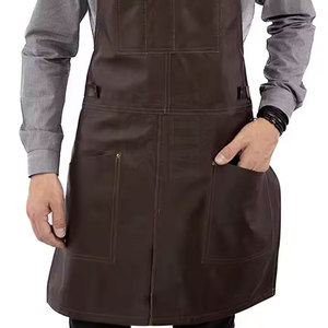 Personnalisez votre propre tablier en cuir véritable de qualité supérieure, lavable, avec protection UV, élégant et ajustable pour hommes - Product Image 3