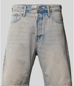 Shorts en jean baggy pour hommes avec logo personnalisé, longueur genou, style streetwear, 100% coton, séchage rapide, respirant, été, vente en gros - Product Image 1