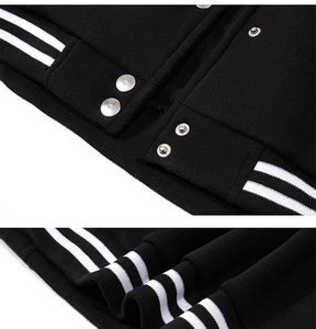 Stonefield Manufacturing Varsity <b>Jacket</b>-100% Wool Stand Collar Patchwork Hooded <b>Waterproof</b> Streetwear <b>Winter</b> Outerwear - Product Image 5
