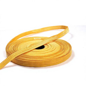 Encaje Ceremonial de Mylar Color Dorado |   Encaje de Trenza Dorada Tejido a Mano para Uniformes, el Mejor Diseño y Talla Personalizados 2024 - Product Image 3