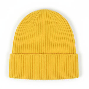 Bonnets en tricot acrylique de qualité durable, couleur unie, design de logo personnalisé, couleurs pastel d'hiver, logo personnalisé, bonnets pour femmes et hommes - Product Image 2