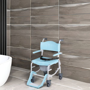 Taiwan Made OEM Multifunctional Toilet <b>Chair</b> Wheeled <b>Shower</b> <b>Chair</b> Sit Bath Dual-Use Bathroom Safety <b>Elderly</b> Care Products - Product Image 1