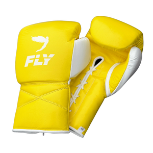 Guantes de Boxeo Personalizados FLY, de Cuero Vacuno, con Cierre de Velcro y Cordones, Dedos Completos, Absorción de Humedad, Secado Rápido, para Entrenamiento y Sparring - Product Image 4