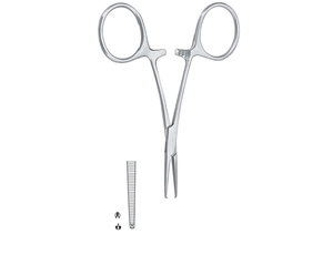 Pinzas Terrier de 10 cm, Instrumento Quirúrgico de Acero Inoxidable de Precisión para Procedimientos Médicos Finos - Product Image 3