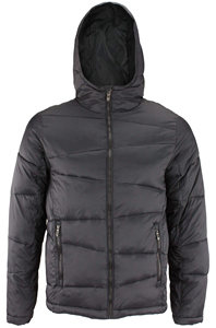 Veste d'hiver pour homme à col montant, légère, en duvet de canard, personnalisable OEM, de haute qualité, avec fermeture éclair, marque personnalisée - Product Image 2