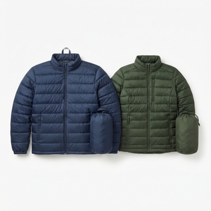 Chaqueta Acolchada Plegable y Transpirable para Hombre, Esencial para el Invierno, con Logotipo Frontal, Resistente al Agua y Ligera - Product Image 6
