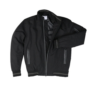 Men's Lightweight Casual <b>Pilot</b> Bomber <b>Jacket</b> Winter Outwear with Zipper Closure Front Logo Available - Product Image 4