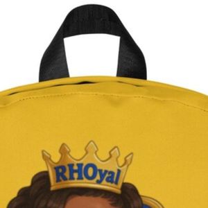 Women Rhoyal Inspired <b>Backpack</b> Sorority Style Casual Travel School Bag Spacious College Book Bag with Adjustable Shoulder Straps - Product Image 3