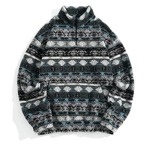 Nouveau design – Vente en gros de sweats vintage vierges personnalisés pour hommes – Sweat-shirt zippé délavé à l'acide style rétro vieilli - Product Image 1