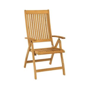Adjustable Folding Teak Wood Modern Comfortable <b>Garden</b> Armchair Outdoor Patio <b>Chair</b> for Park Use - Product Image 1