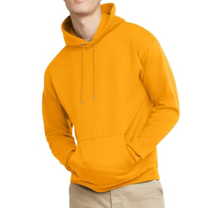 เสื้อฮู้ดผู้ชายสีพื้น ผ้าฟลีซ ทรงหลวม สวมใส่สบาย มีกระเป๋าหน้า สีขาว ผลิตจากโพลีเอสเตอร์/คอตตอน เป็นมิตรต่อสิ่งแวดล้อม - Product Image 5