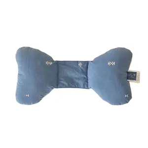 韩国好产品hellowshine刺绣超细纤维婴儿颈枕 (3色) HE-NP-2207