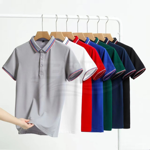 เสื้อยืดผู้ชายทรงปกติผ้าฝ้าย 100% ล้างทำความสะอาดได้ ดีไซน์เรียบง่ายทันสมัย พร้อมลายด้านหน้า รับผลิตแบบ OEM - Product Image 1