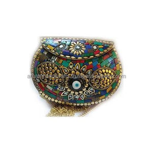 Mosaic Design Fashionable Bag for Evening Parties at Wholesale Price by LUXURY CRAFTS - Product Image 4