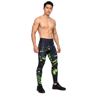 Wholesale Gym Sports Wear <b>Men's</b> <b>Compression</b> Pants Gym Leggings Workout Fitness Running <b>Tights</b> Adults <b>Compression</b> Pants - Product Image 2