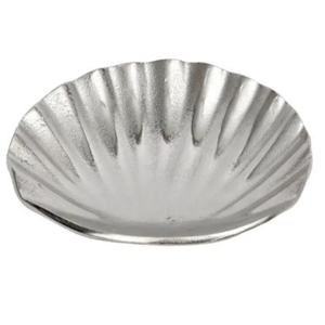 Bol de service créatif en aluminium moulé, bol à fruits, plat de service de luxe en aluminium argenté pour événements formels - Product Image 3
