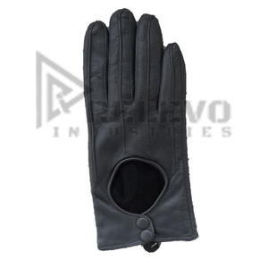Gants de moto classiques unisexes noirs, élégants, durables, imperméables, protection motocross, personnalisables pour le cyclisme - Product Image 6