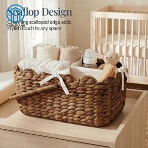 Handmade Wicker Bunny Storage Basket Decorative Rabbit <b>Toy</b> Basket Kids Nursery <b>Organizer</b> Wholesale Manufacturer - Product Image 2