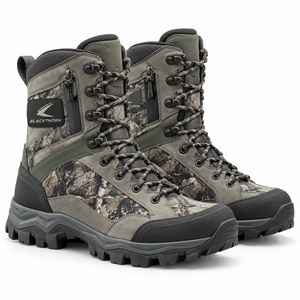 Botas de equitación de cuero sintético con cremallera, de lujo, deportivas, para exteriores, personalizables, de color sólido - Product Image 1