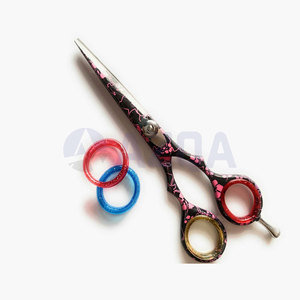 Tijeras Profesionales de Peluquería de Acero Inoxidable con Recubrimiento Azul de 6.5 Pulgadas, Tijeras de Peluquero de Lujo para Peinar y Recortar - Product Image 2